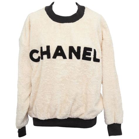 chanel vintage pullover|chanel sweatsuit men's.